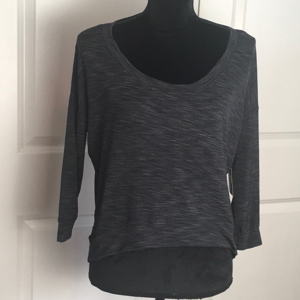 FREE Press Charcoal High Low Top